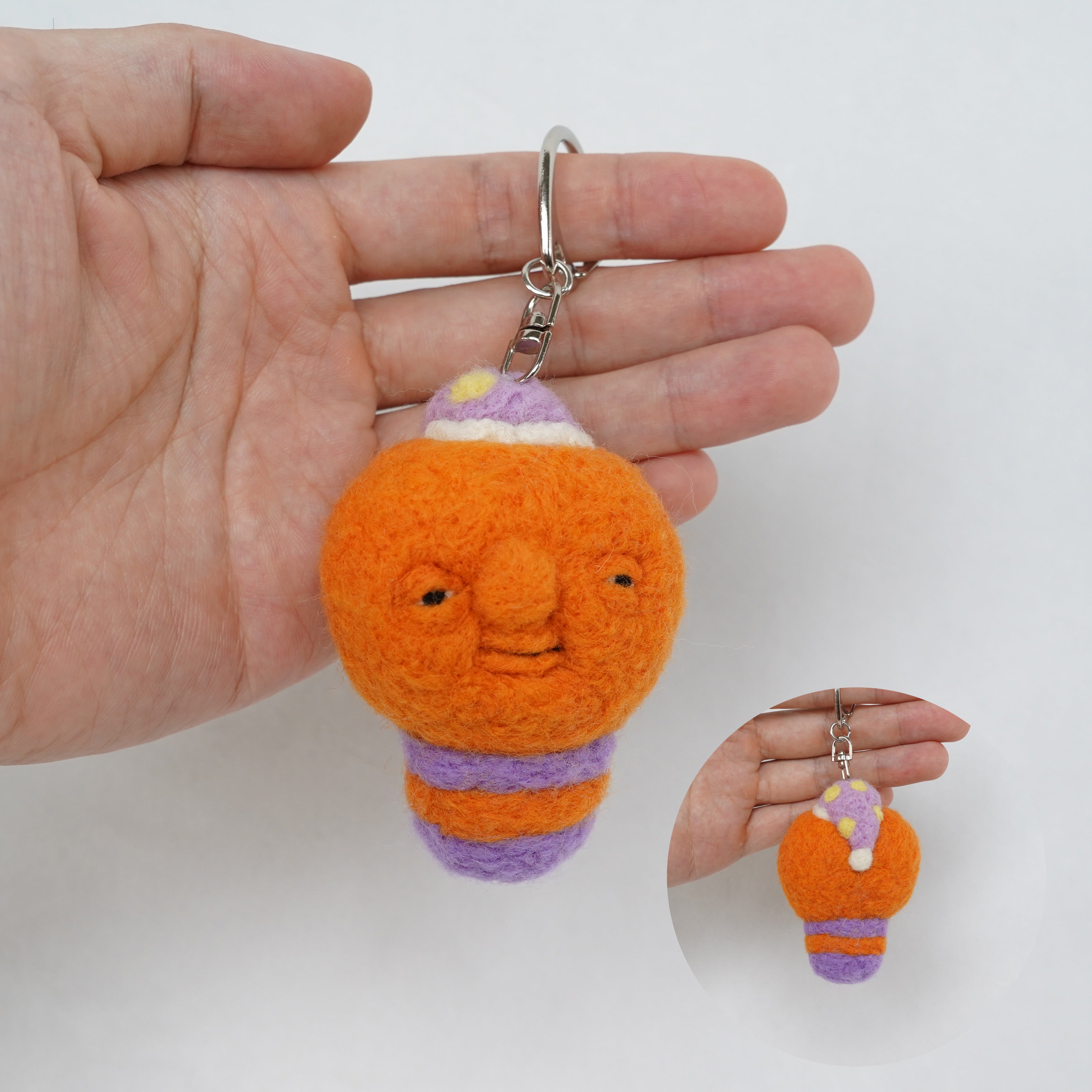 Wool Felting Keychains #3