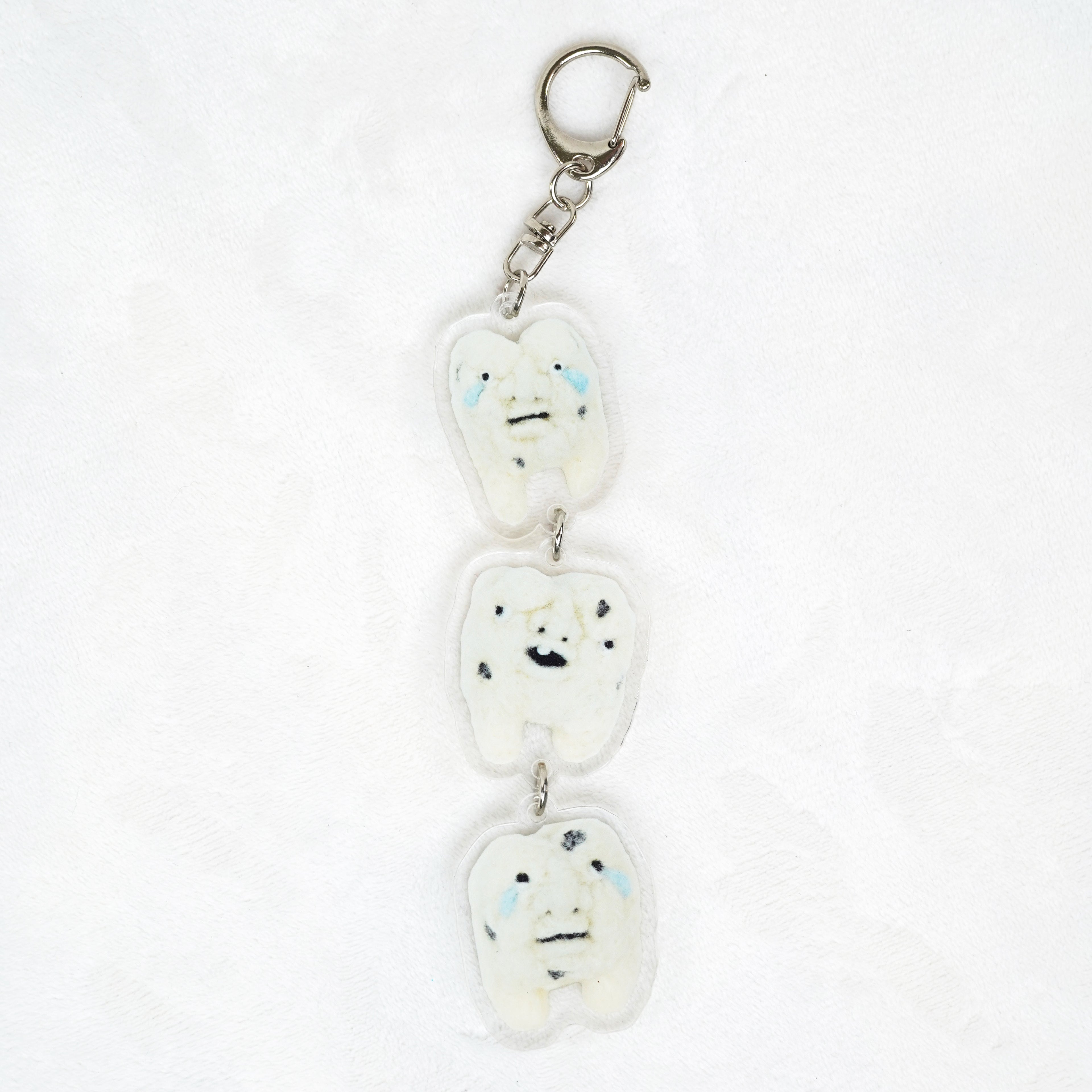 牙克力鑰匙圈 Tooth Baby Keychain