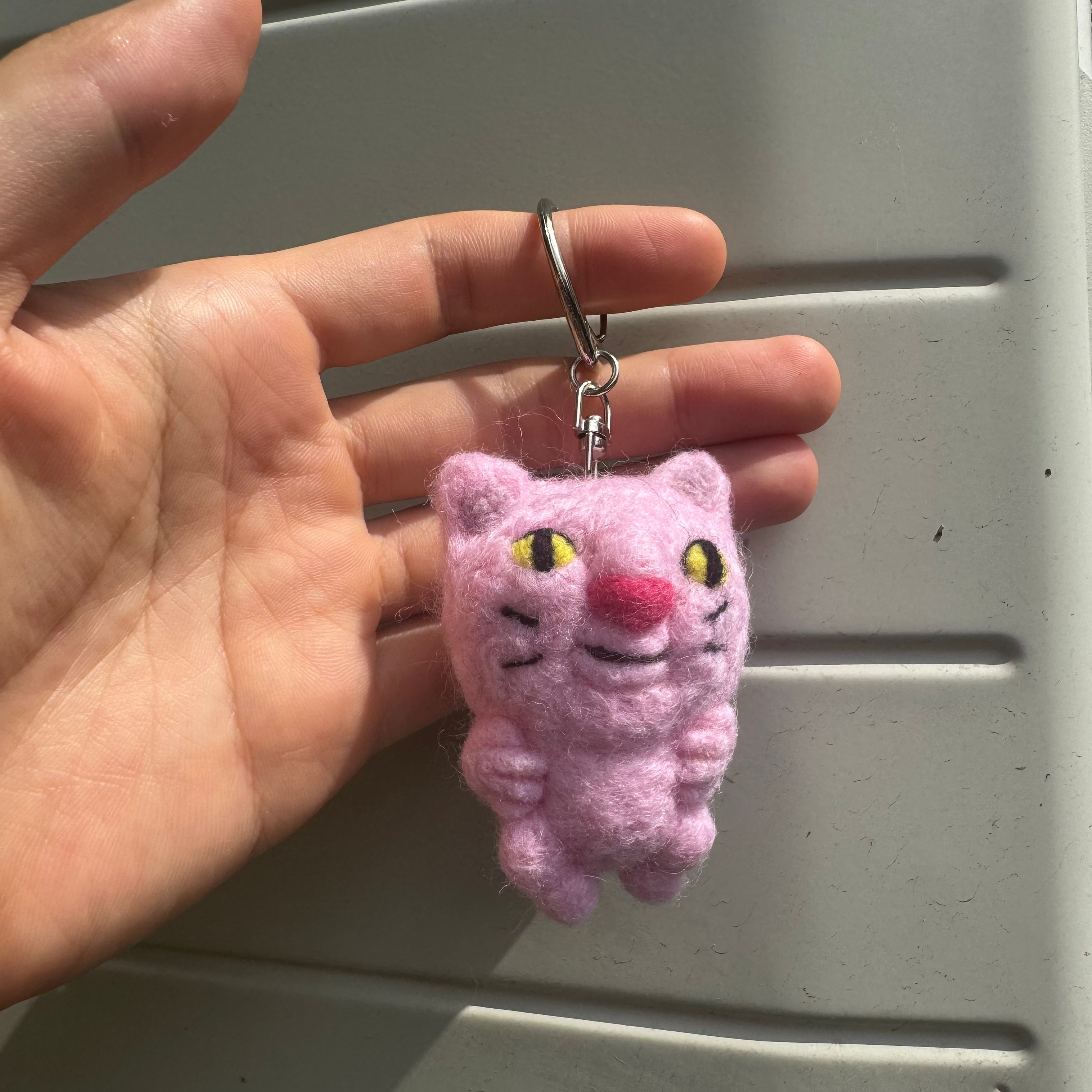 Wool Felting Keychains