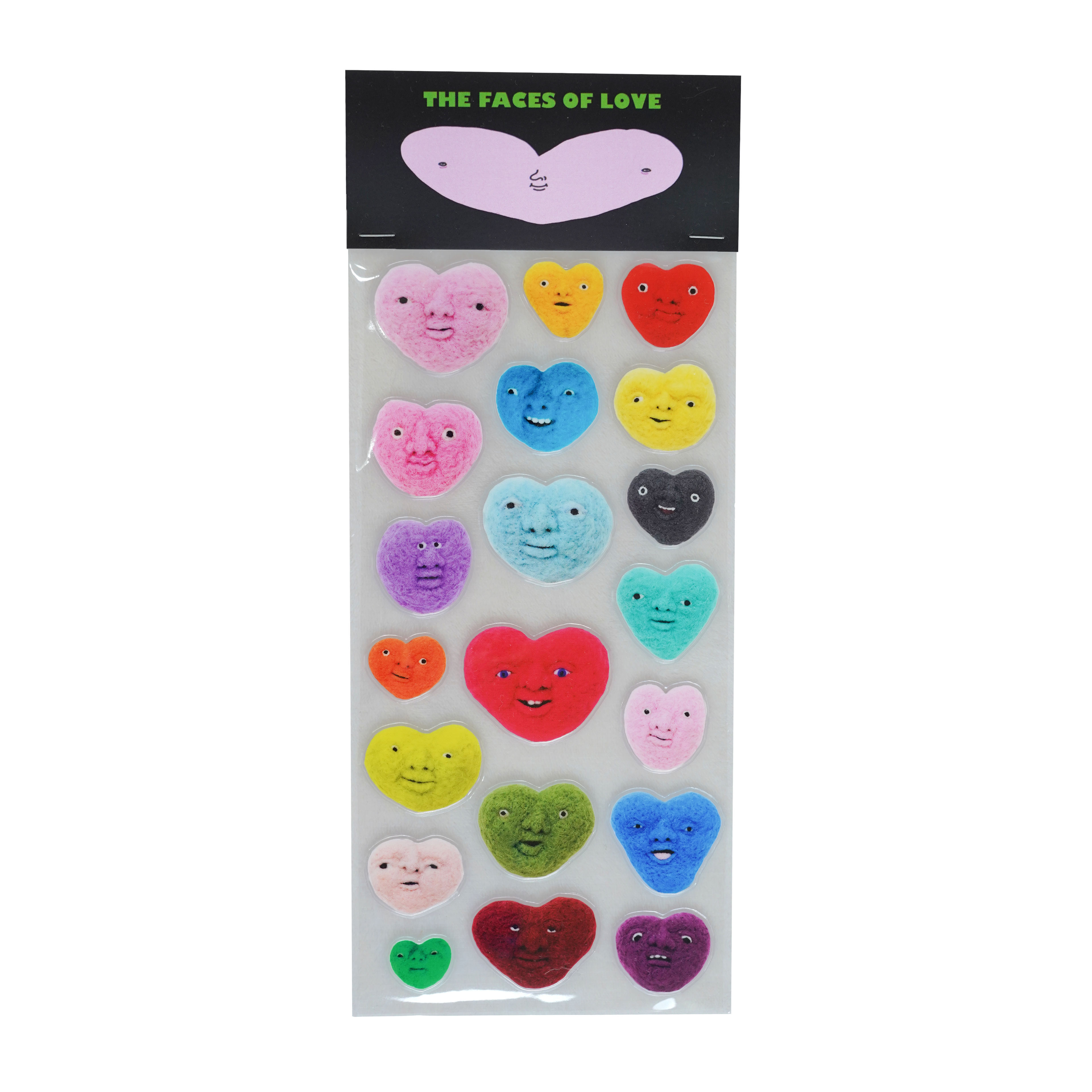 愛心泡泡貼  Love Shape Puffy Stickers